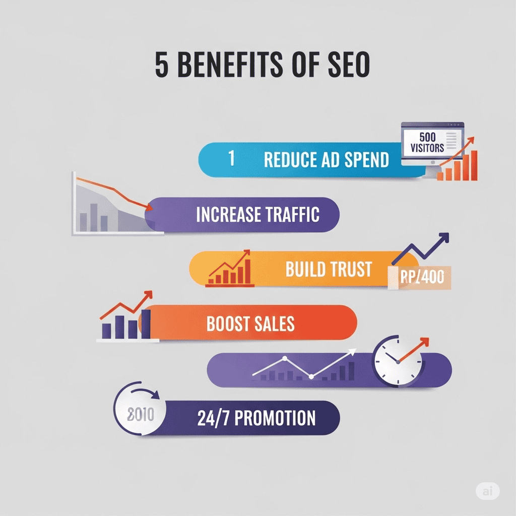 5 ข้อดี ของการทำ SEO