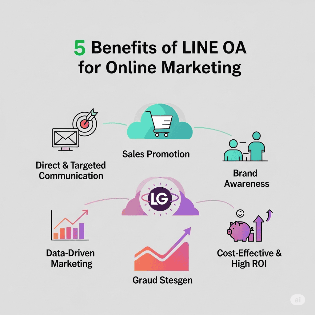 ข้อดีของการใช้ LINE OA ทำการตลาดออนไลน์