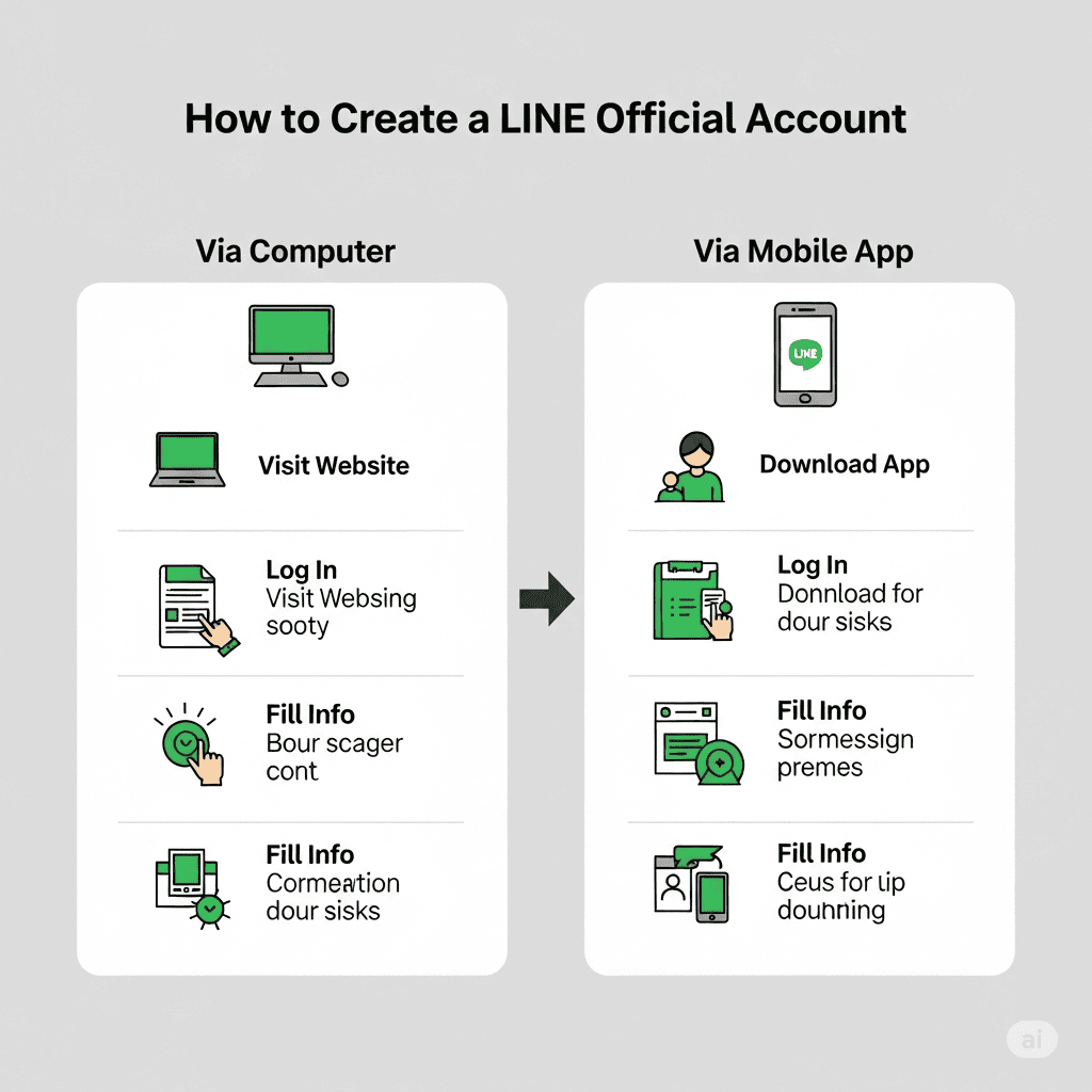 วิธีสร้าง Line Official Account  (Line OA)