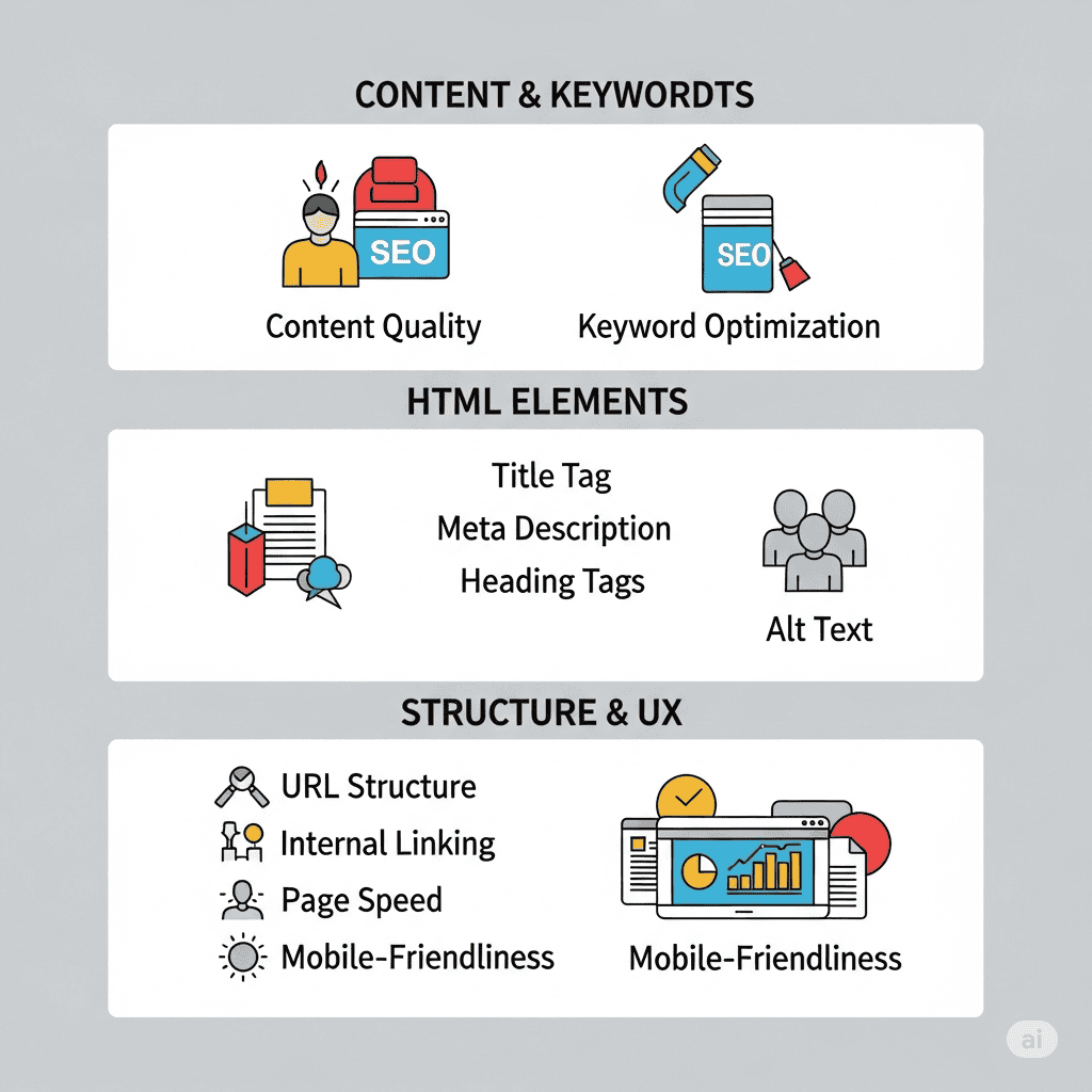 ส่วนประกอบหลัก On-page SEO
