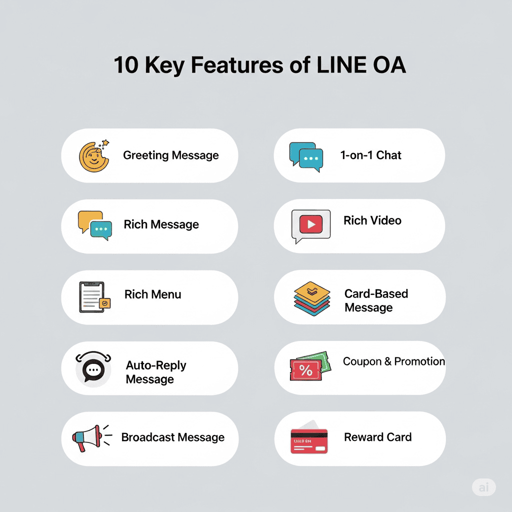 ฟีเจอร์เด็ดของ LINE OA ที่ควรรู้