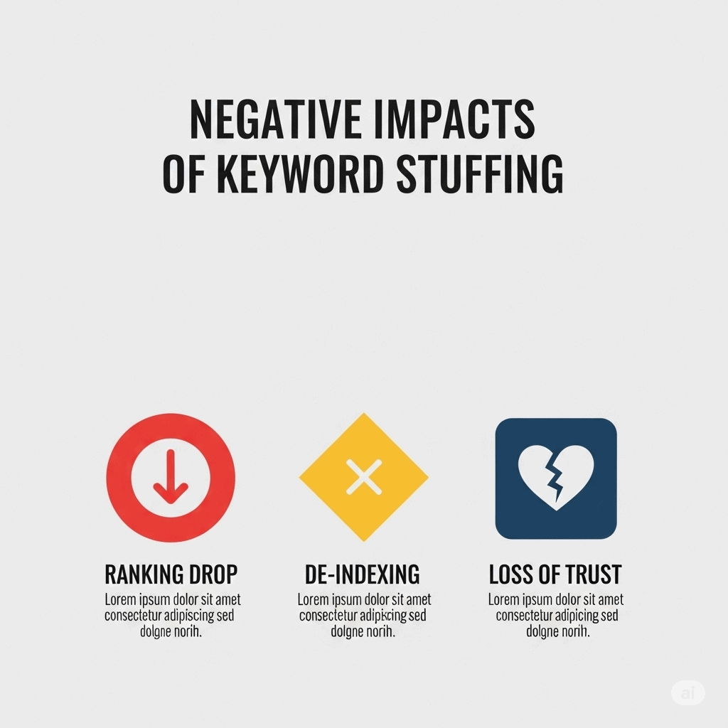 ผลกระทบเชิงลบของการทำ Keyword Stuffing