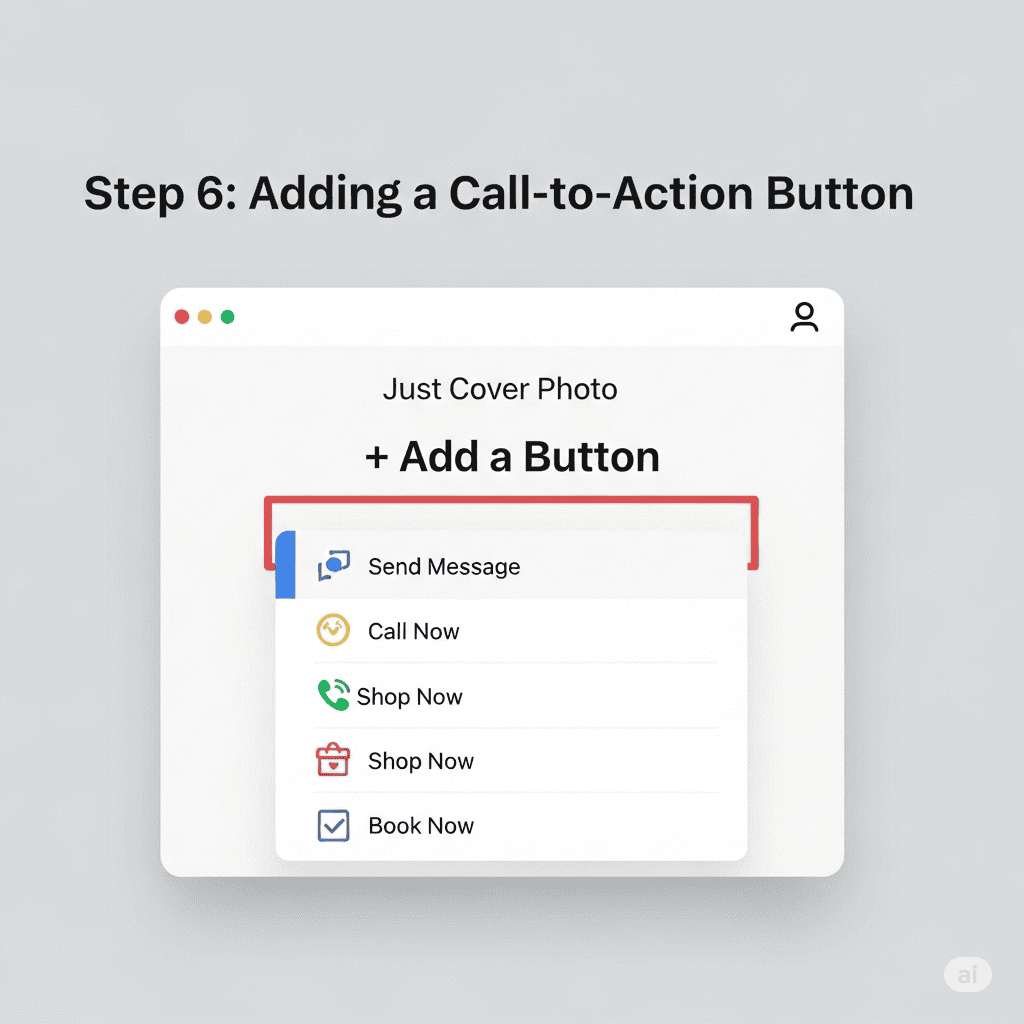 ขั้นตอนที่ 6 การเพิ่มปุ่ม (Call-to-Action)