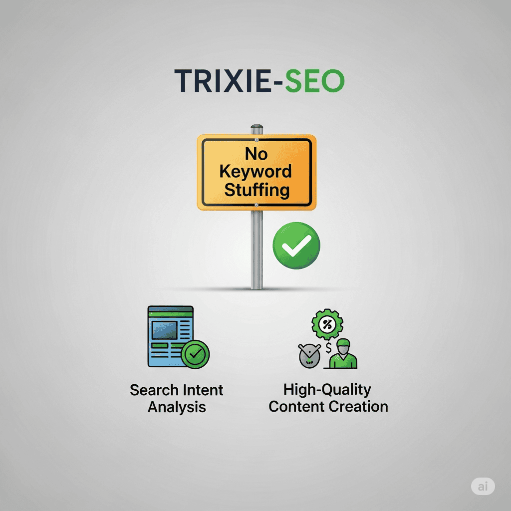 ทีมงาน TRIXIE-SEO ไม่แนะนำให้ทำ Keyword Stuffing ทุกกรณี
