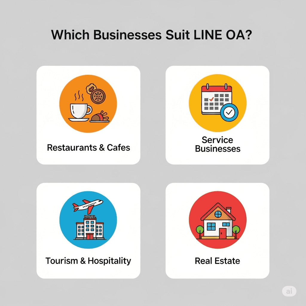 Line Official Account เหมาะธุรกิจแบบไหน